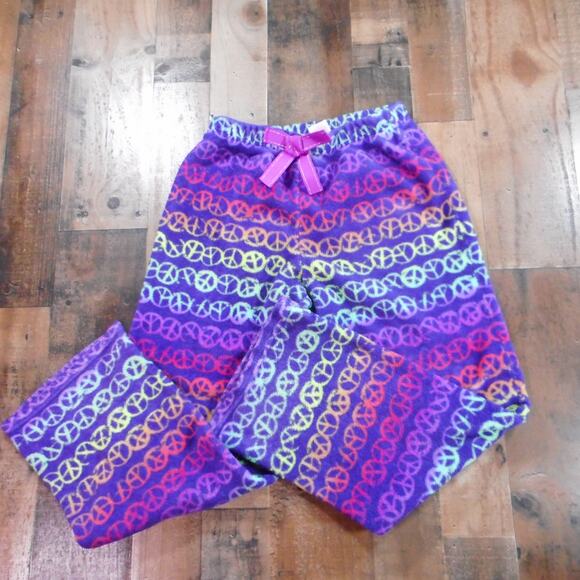 Peace Symbol Sleep Pants size 14-16 XL - Picture 1 of 3